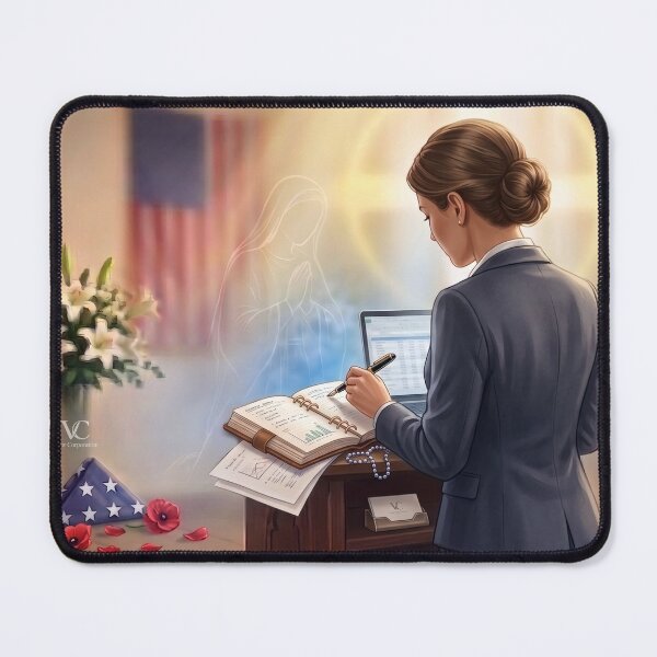 Item preview, Catholic Memorial Day Woman of Faith designed and sold by Omni Craft .