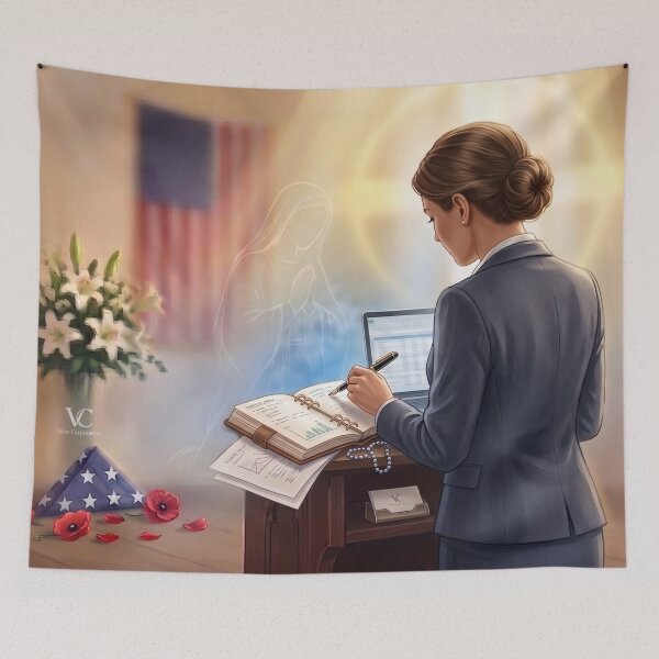 Item preview, Catholic Memorial Day Woman of Faith designed and sold by Omni Craft .