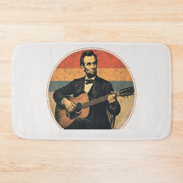 Item preview,  Abraham Lincoln Playing Guitar  Abe  designed and sold by erozzz.