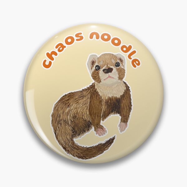 Item preview, Chaos Noodle Bramble the Ferret designed and sold by Blackberries & Moss.