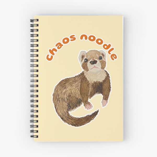 Item preview, Chaos Noodle Bramble the Ferret designed and sold by Blackberries & Moss.