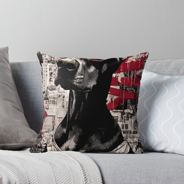 Item preview, ​Street Icon Doberman with Red Sunglasses designed and sold by Stree-Icon-Shop.