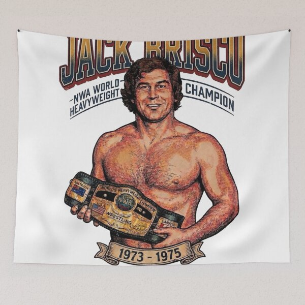 Item preview, Jack Brisco Vintage NWA World Heavyweight Champion Tribute Pop Art Graphic designed and sold by The Irish Whip.