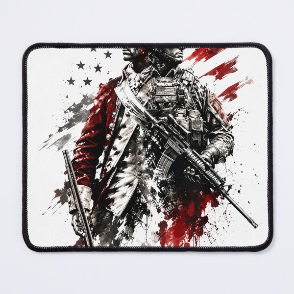 Item preview, 1776-2026 Patriotic Soldier 250th Anniversary 4th July designed and sold by Starry Night Creative Art.