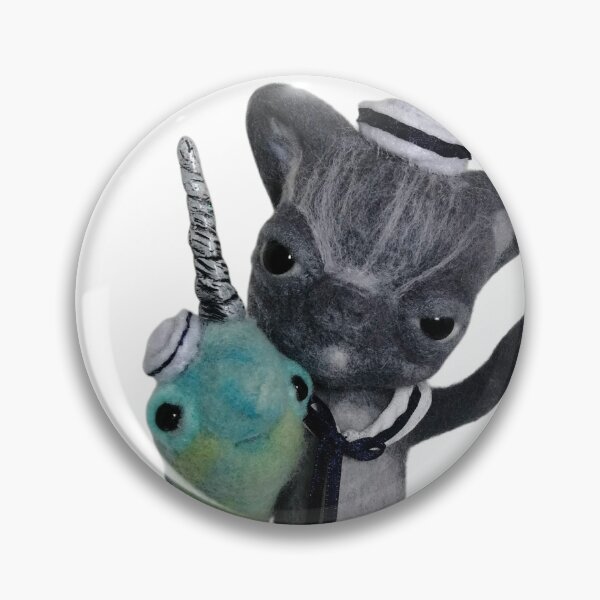Item preview, Sailor Kittie and his Narwhal friend designed and sold by samcrow.