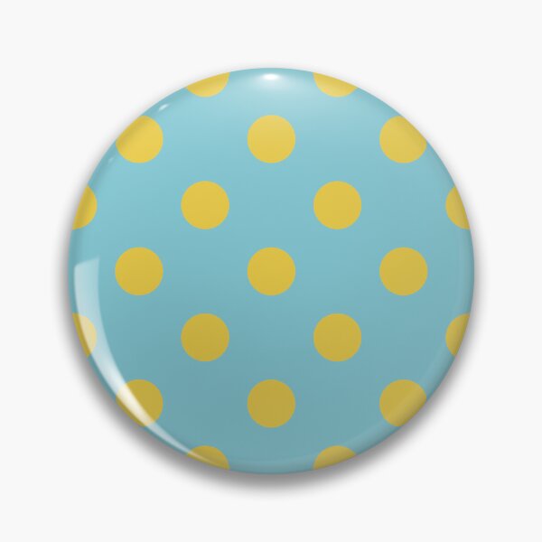 Item preview, Yellow and Light Blue Polka Dots Pattern designed and sold by The Innocent Ghost Project.