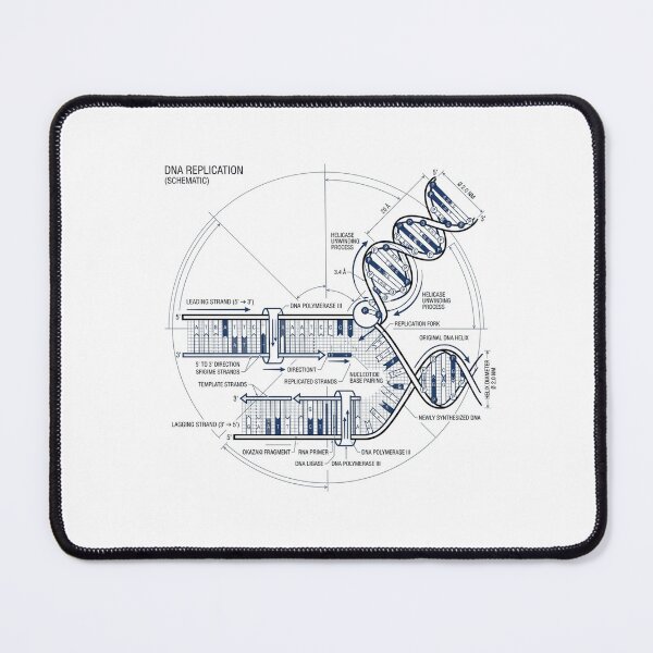 Item preview, DNA Replication Technical Blueprint Science Art designed and sold by DuckOddity.