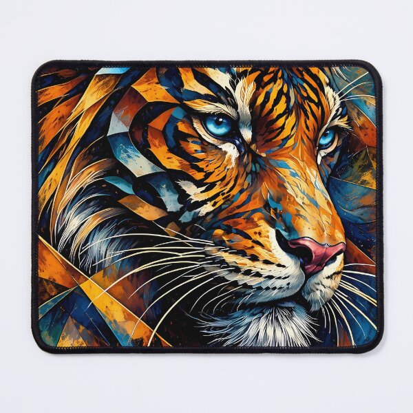 Item preview, Vibrant Tiger Portrait designed and sold by cuprum.