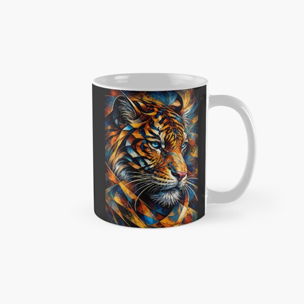 Item preview, Vibrant Tiger Portrait designed and sold by cuprum.