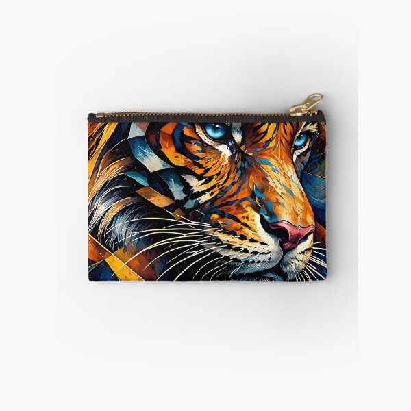 Item preview, Vibrant Tiger Portrait designed and sold by cuprum.