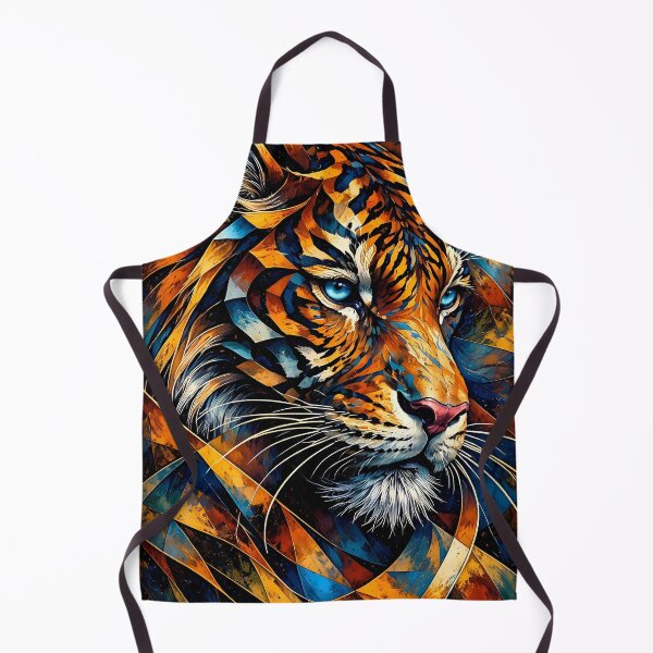 Item preview, Vibrant Tiger Portrait designed and sold by cuprum.