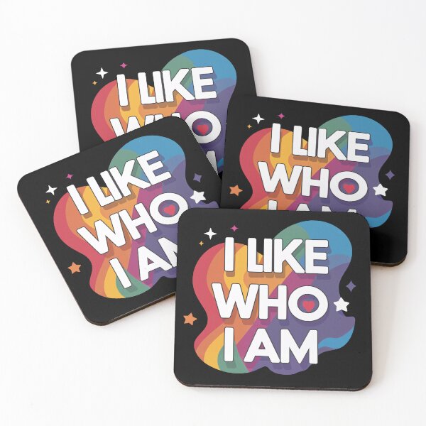 Item preview, I Like Who I Am LGBTQ Pride Design designed and sold by Symphatee.