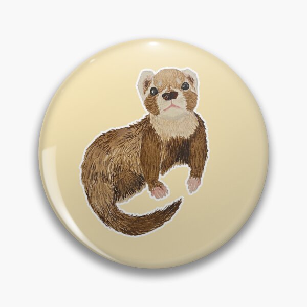 Item preview, Bramble the Ferret designed and sold by Blackberries & Moss.