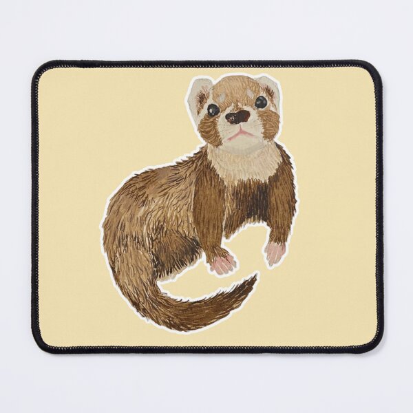 Item preview, Bramble the Ferret designed and sold by Blackberries & Moss.