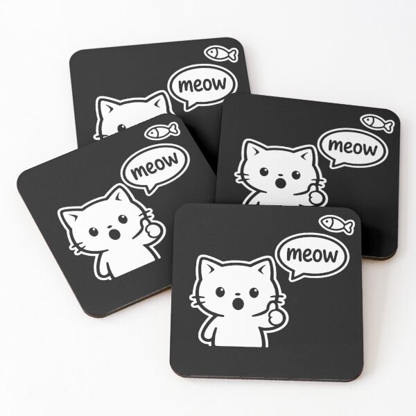 Item preview, Cute Surprised Kitty Cat Meow Cartoon designed and sold by M.Store.