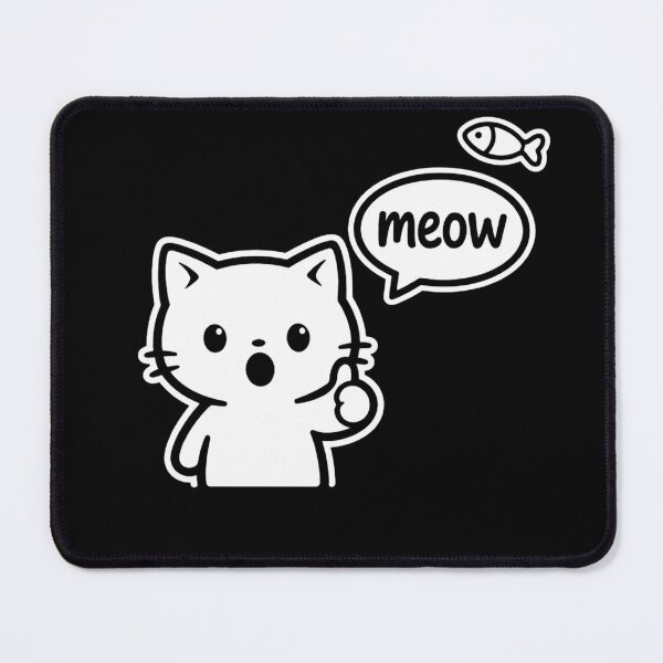 Item preview, Cute Surprised Kitty Cat Meow Cartoon designed and sold by M.Store.