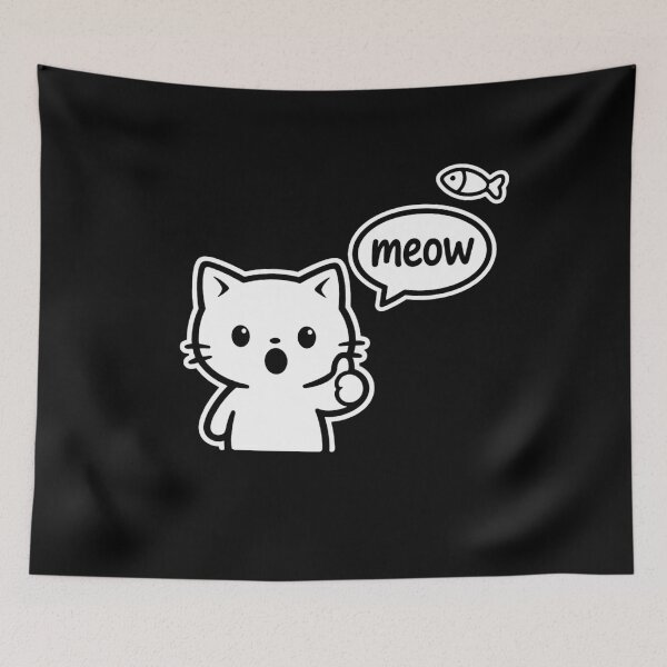 Item preview, Cute Surprised Kitty Cat Meow Cartoon designed and sold by M.Store.
