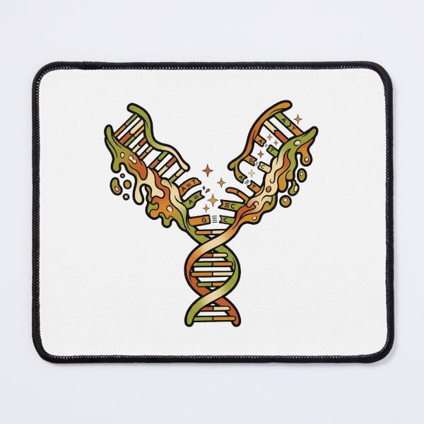 Item preview, Retro 70s Groovy DNA Replication Science Art designed and sold by DuckOddity.