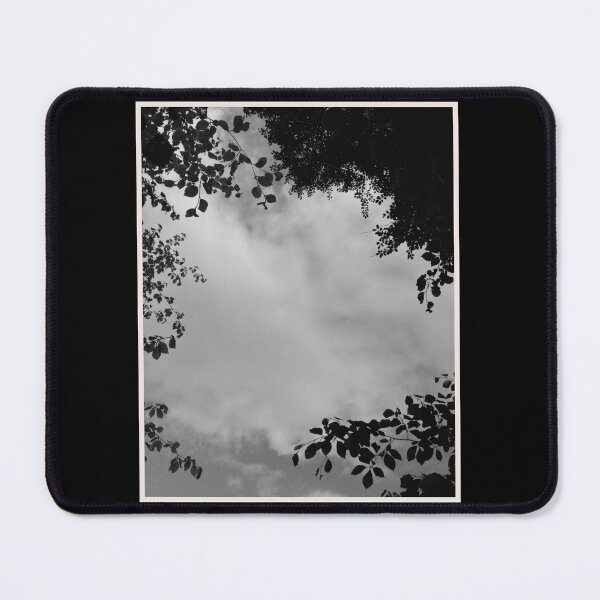 Item preview, monochromatic shot of trees framing clouds in glasgow, scotland (may 2026) designed and sold by photosbykel.