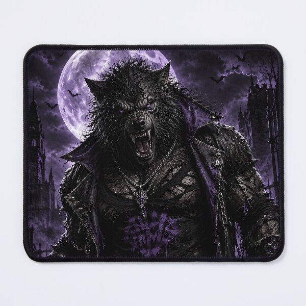 Item preview, Ripped Werewolf Shirt – Gothic Purple Moon Alpha Beast Design designed and sold by The Confluence.