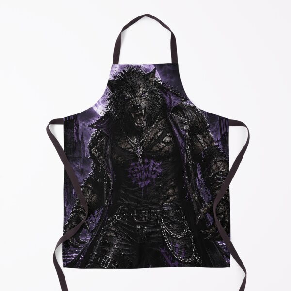 Item preview, Ripped Werewolf Shirt – Gothic Purple Moon Alpha Beast Design designed and sold by The Confluence.