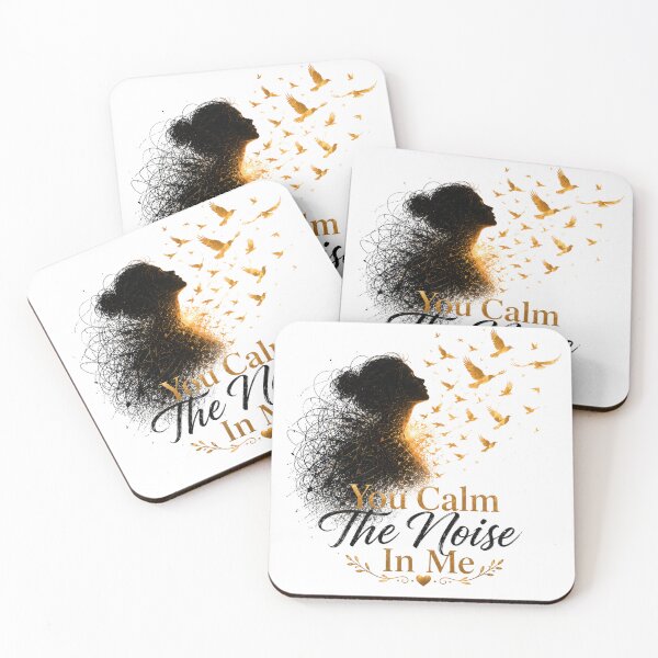 Item preview, You Calm The Noise In Me Emotional Healing Love Design designed and sold by JagrDesigns.