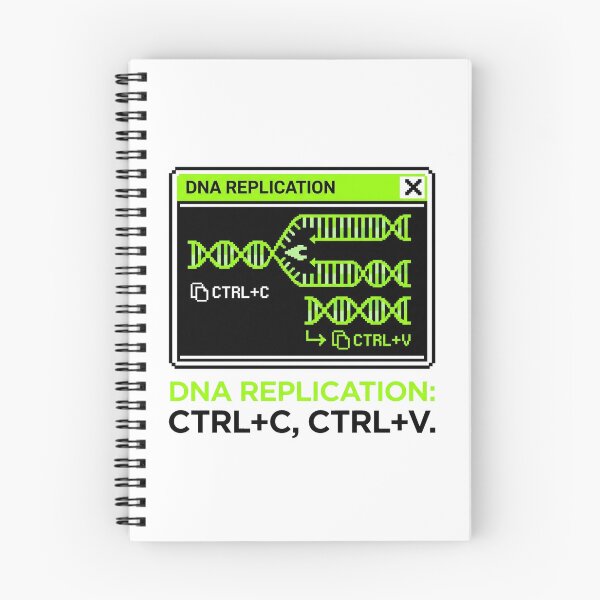 Item preview, Funny DNA Replication Copy Paste Science Joke designed and sold by DuckOddity.