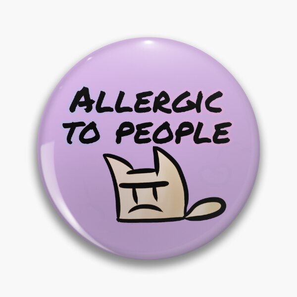 Item preview, Allergic to people - Claninchen bunny designed and sold by Claninchen.