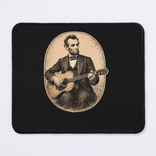 Item preview, Abraham Lincoln Playing Guitar Freedom Tour designed and sold by erozzz.