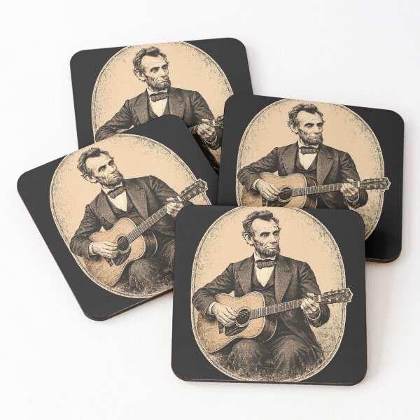 Item preview, Abraham Lincoln Playing Guitar  Freedom Tour designed and sold by erozzz.