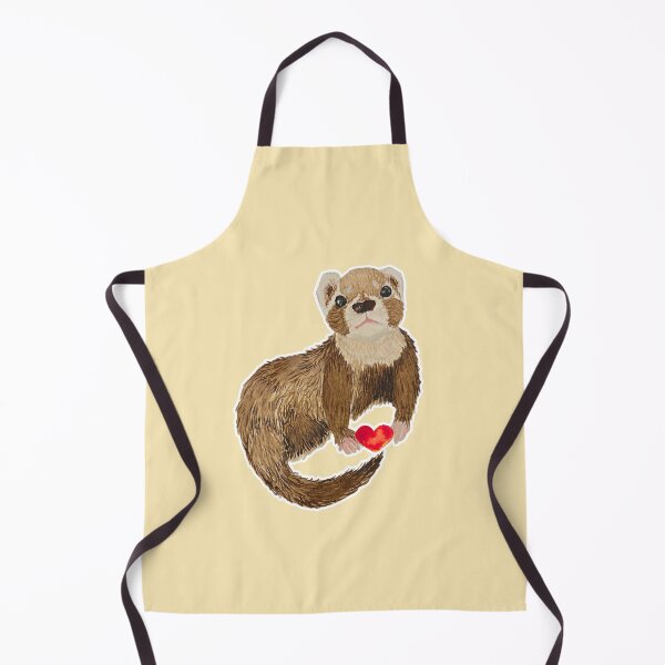 Item preview, Little Heart Bramble the Ferret designed and sold by Blackberries & Moss.