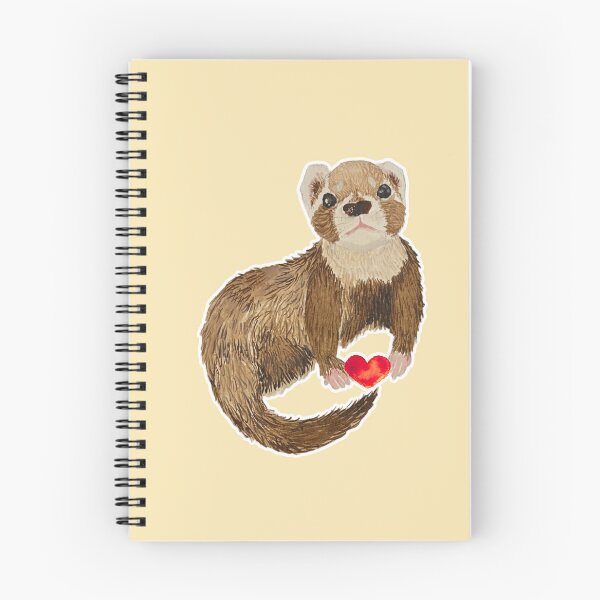 Item preview, Little Heart Bramble the Ferret designed and sold by Blackberries & Moss.