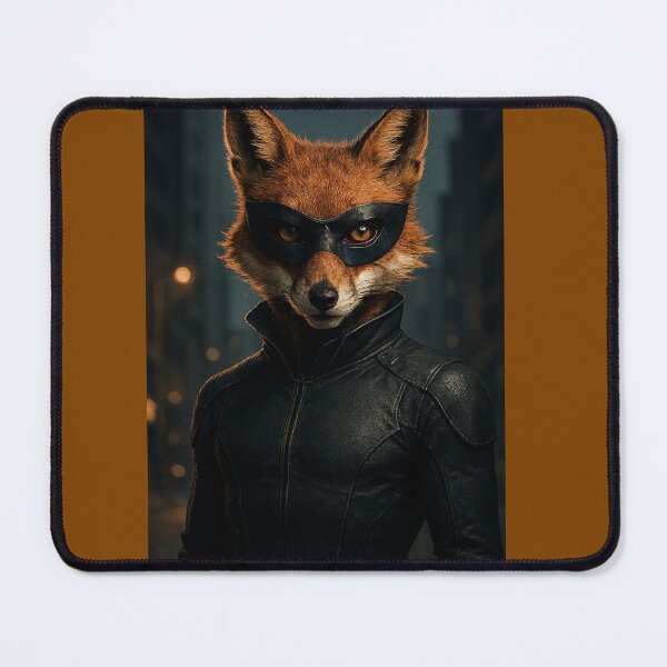 Item preview, Masked Fox Hero – Urban Night Vigilante designed and sold by mbmstores.
