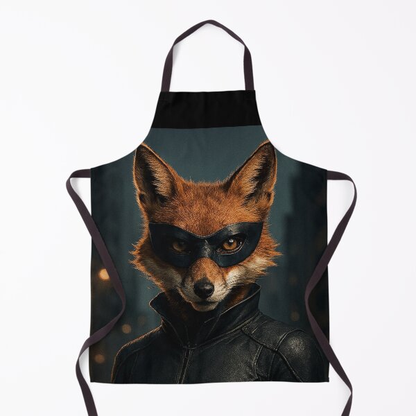 Item preview, Masked Fox Hero – Urban Night Vigilante designed and sold by mbmstores.