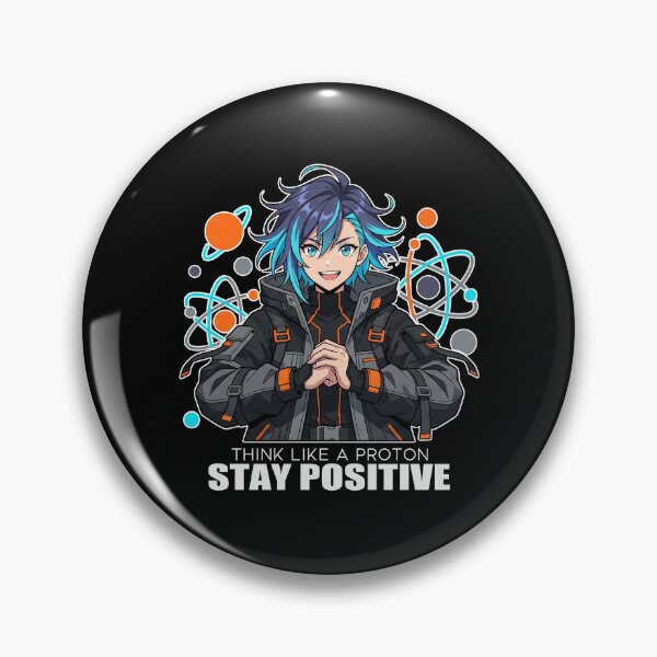 Item preview, Teacher Proton Positive Sticker - Cyberpunk Techwear Anime Art for Educators designed and sold by Osmose-Studio.
