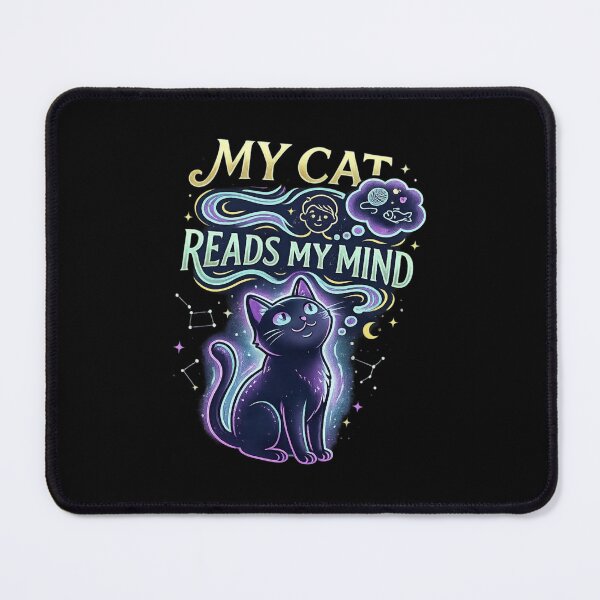 Item preview, My Cat Reads My Mind Mystical Cat Lover Shirt designed and sold by Safe Haven Pets.