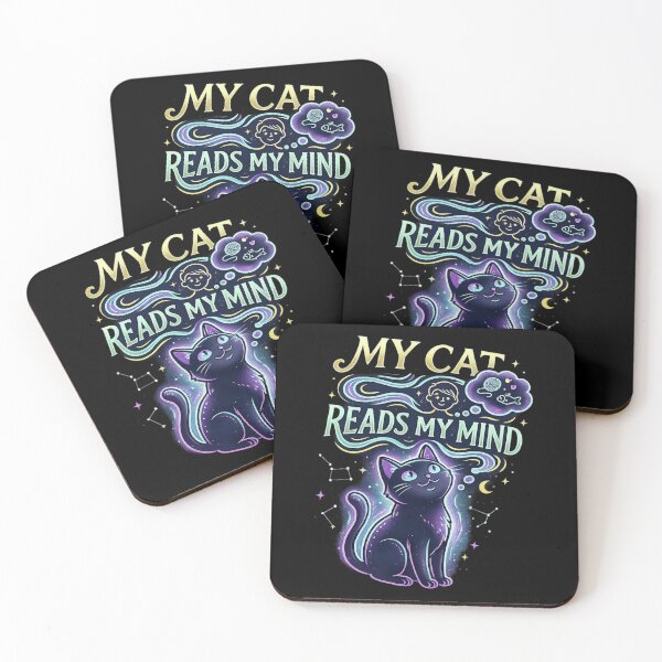 Item preview, My Cat Reads My Mind Mystical Cat Lover Shirt designed and sold by Safe Haven Pets.