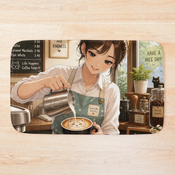 Item preview, Cat Latte Art designed and sold by sigmaartstudio.