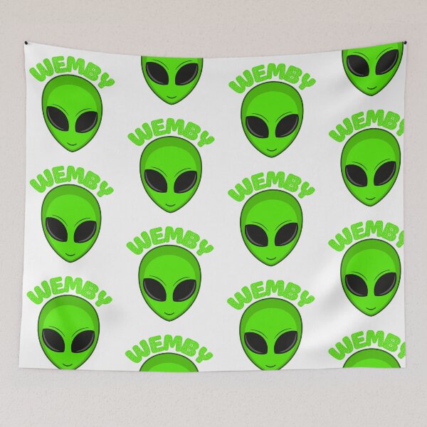 Item preview, Wemby Funny Cute Alien Art designed and sold by ecdato.