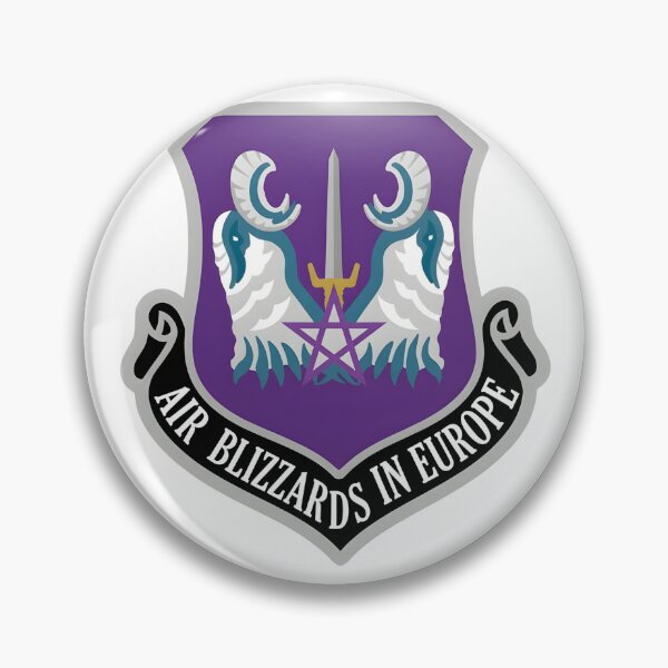 Item preview, Air Blizzards in Europe Shield Emblem designed and sold by CharlieDesings.