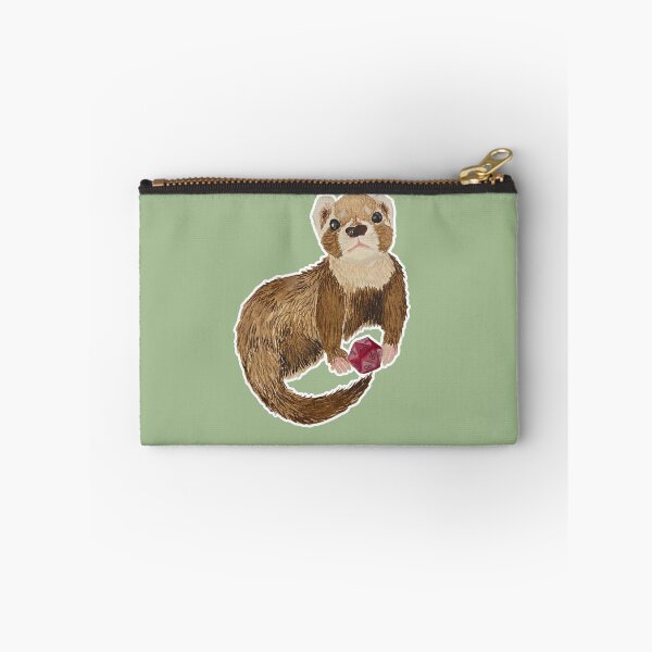 Item preview, D20 Bramble the Ferret designed and sold by Blackberries & Moss.