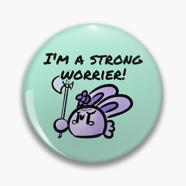 Item preview, I'm a strong worrier - Claninchen bunny designed and sold by Claninchen.
