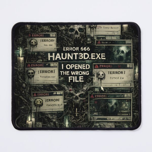 Item preview, Haunted Executable Cyber Horror Design - HAUNT3D.EXE designed and sold by Heretical-Crow.