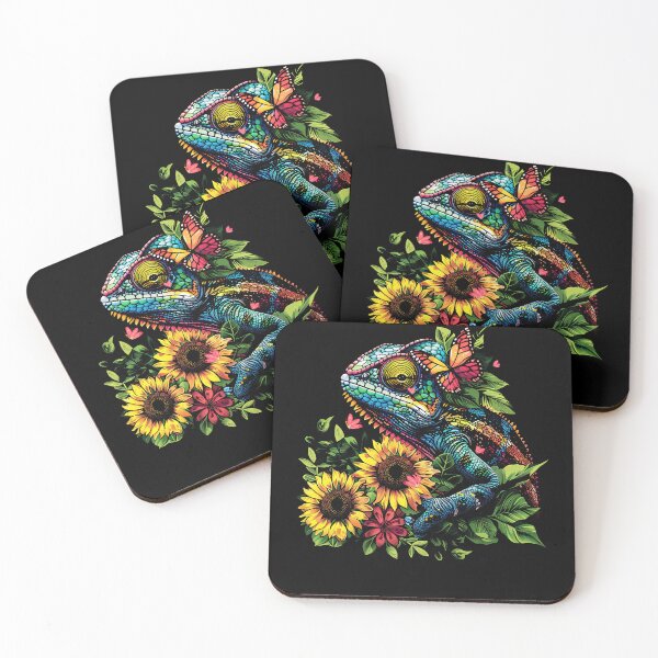 Item preview, Funny Chameleon Floral Colorful Boys Girls Kids designed and sold by rafaeltto.