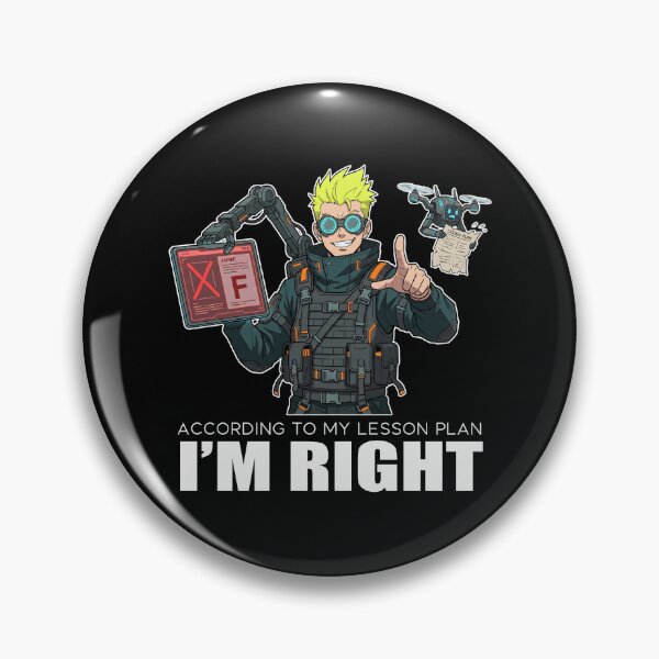 Item preview, Teacher Lesson Plan Sticker - Cyberpunk Techwear Anime Art for Educators designed and sold by Osmose-Studio.