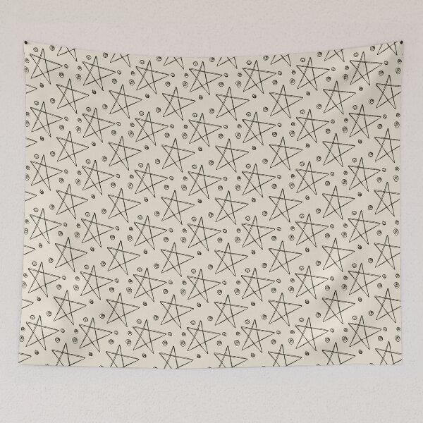 Item preview, Doodle Star Pattern designed and sold by The Innocent Ghost Project.