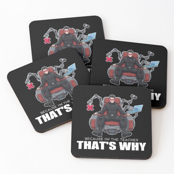Item preview, Teacher Authority Quote Sticker - Cyberpunk Techwear Anime Art for Educators designed and sold by Osmose-Studio.