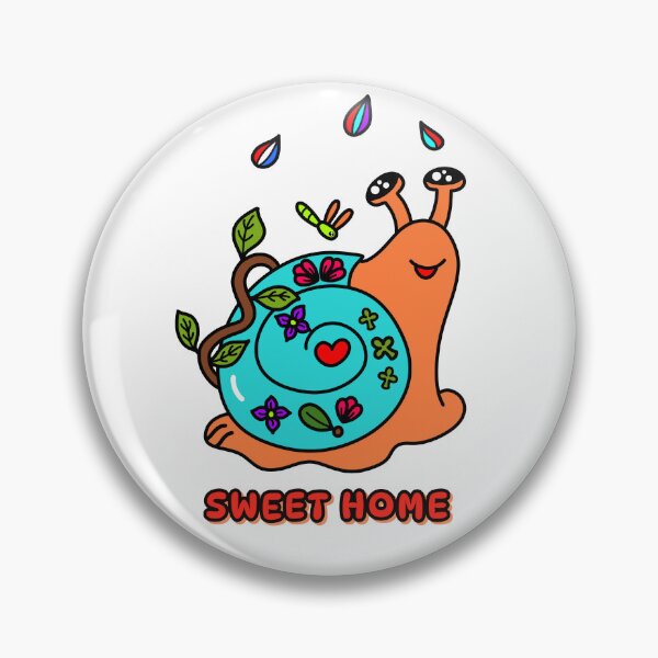 Item preview, Sweet Home Cute Snail Illustration designed and sold by EMILYVU22.