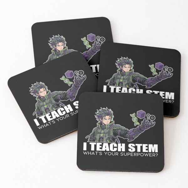 Item preview, Teacher STEM Superpower Sticker - Cyberpunk Techwear Anime Art for Educators designed and sold by Osmose-Studio.