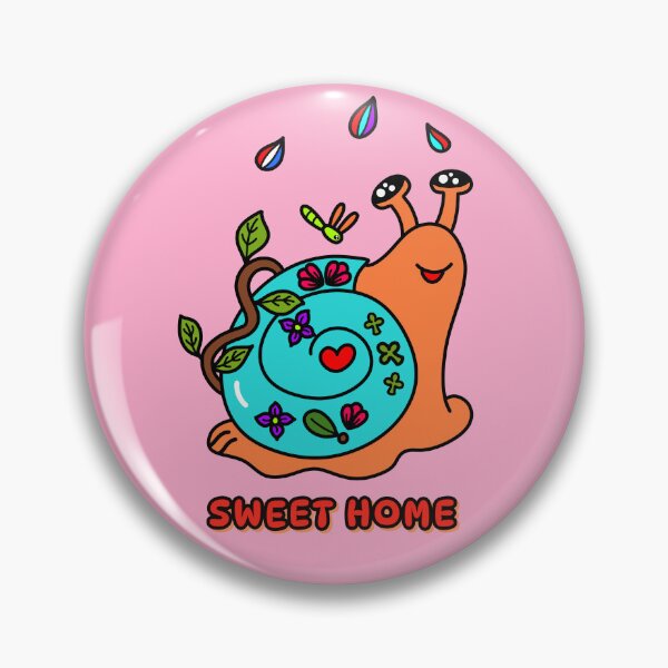 Item preview, Sweet Home Cute Snail Illustration designed and sold by EMILYVU22.